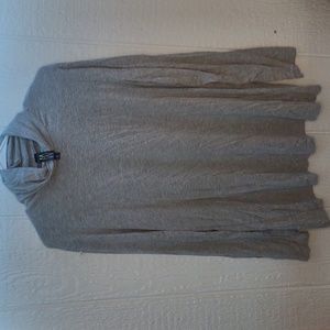 Marlawynne Grey Turtleneck Long Sleeve Shirt